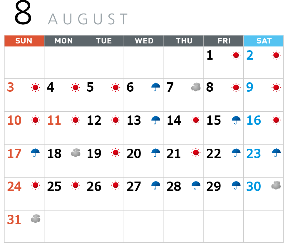 8月